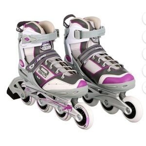 Roller Derby AERIO Q-60 Elite Speed Women's Purple and Gray Inline Skates